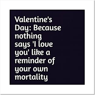 Funny valentines day joke Posters and Art